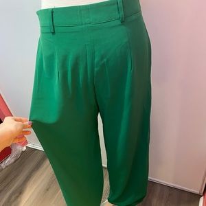 SHEIN Tailored Emerald Green Pants Trousers